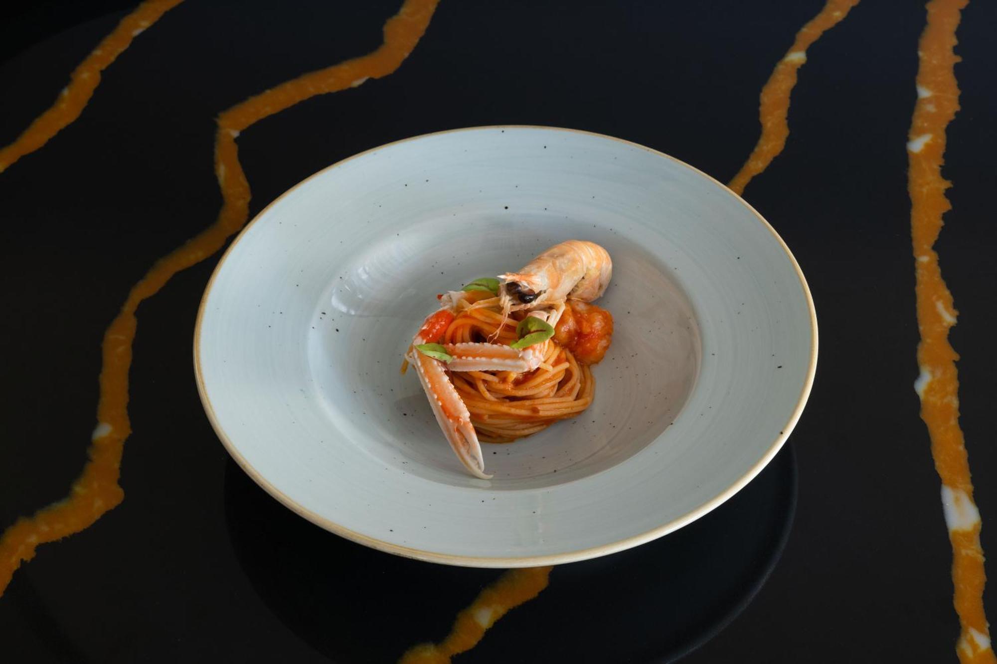 Savoy Beach Hotel & Thermal Spa Bibione Exteriör bild Spaghetti alla vodka